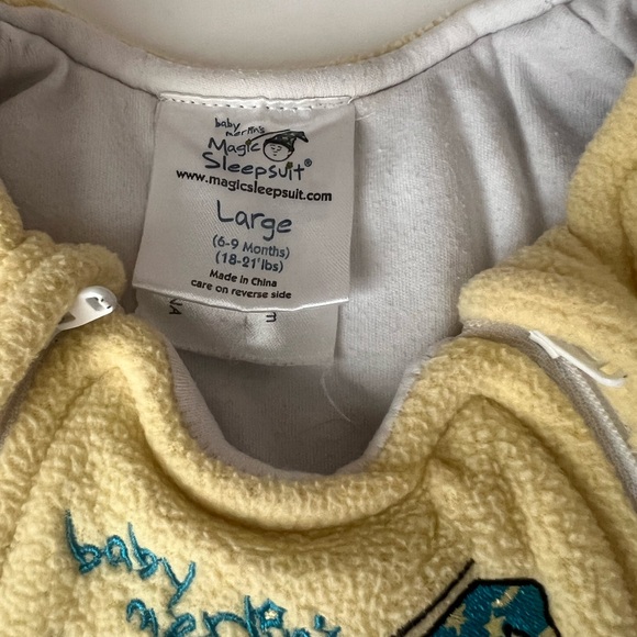Baby Merlin Magic sleep suit size large 6-9 months - Picture 4 of 6